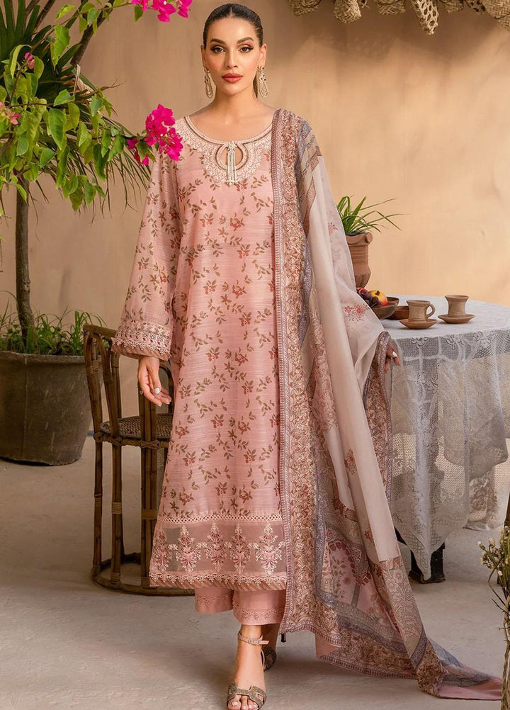 Afshan By Zoya & Fatima Embroidered Monark Suits Unstitched 4 Piece ZOF23A Nigar - Eid Collection
