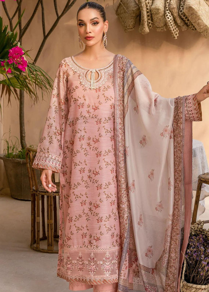 Afshan By Zoya & Fatima Embroidered Monark Suits Unstitched 4 Piece ZOF23A Nigar - Eid Collection