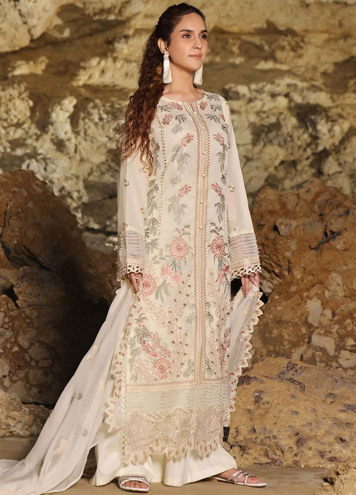 Afsoon By Humdum Embroidered Lawn Suit Unstitched 3 Piece HD24AL D-07 - Summer Collection