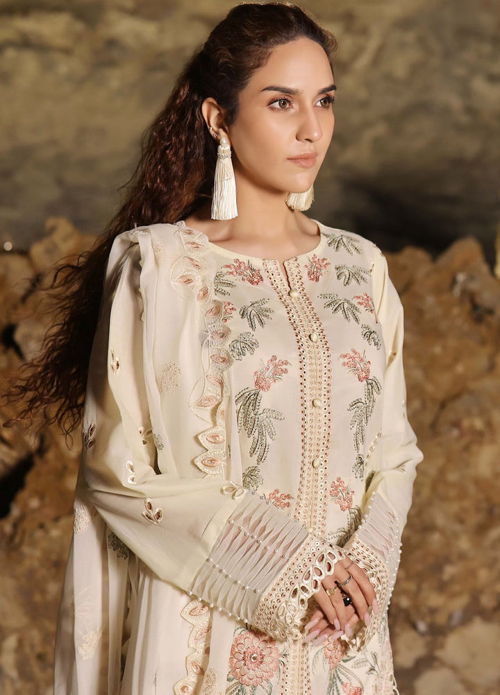 Afsoon By Humdum Embroidered Lawn Suit Unstitched 3 Piece HD24AL D-07 - Summer Collection