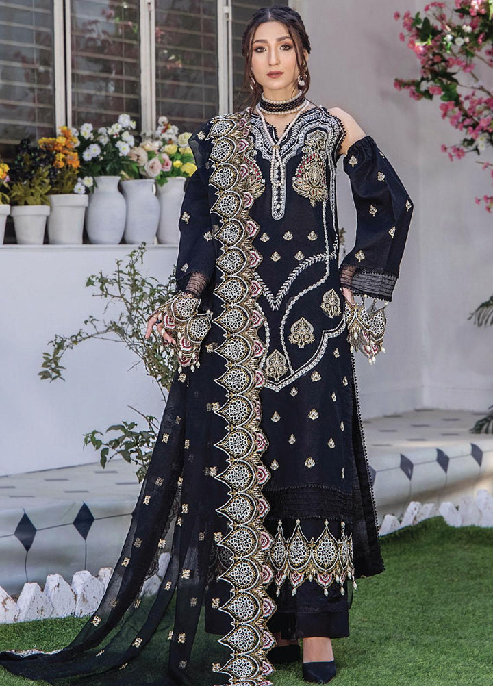 Afsoon By Humdum Embroidered Swiss Lawn Suits Unstitched 3 Piece HD23AF D4 - Summer Collection