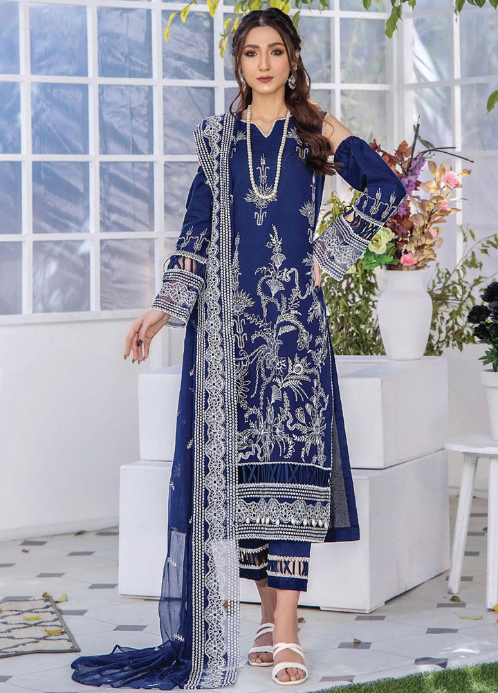 Afsoon By Humdum Embroidered Swiss Lawn Suits Unstitched 3 Piece HD23AF D9 - Summer Collection