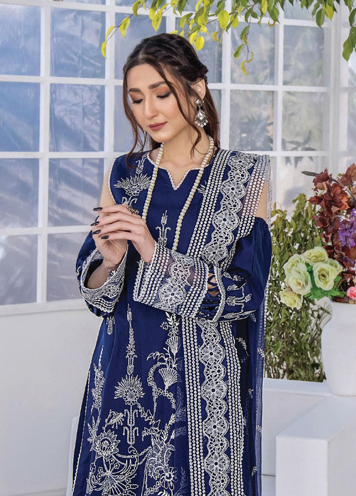 Afsoon By Humdum Embroidered Swiss Lawn Suits Unstitched 3 Piece HD23AF D9 - Summer Collection