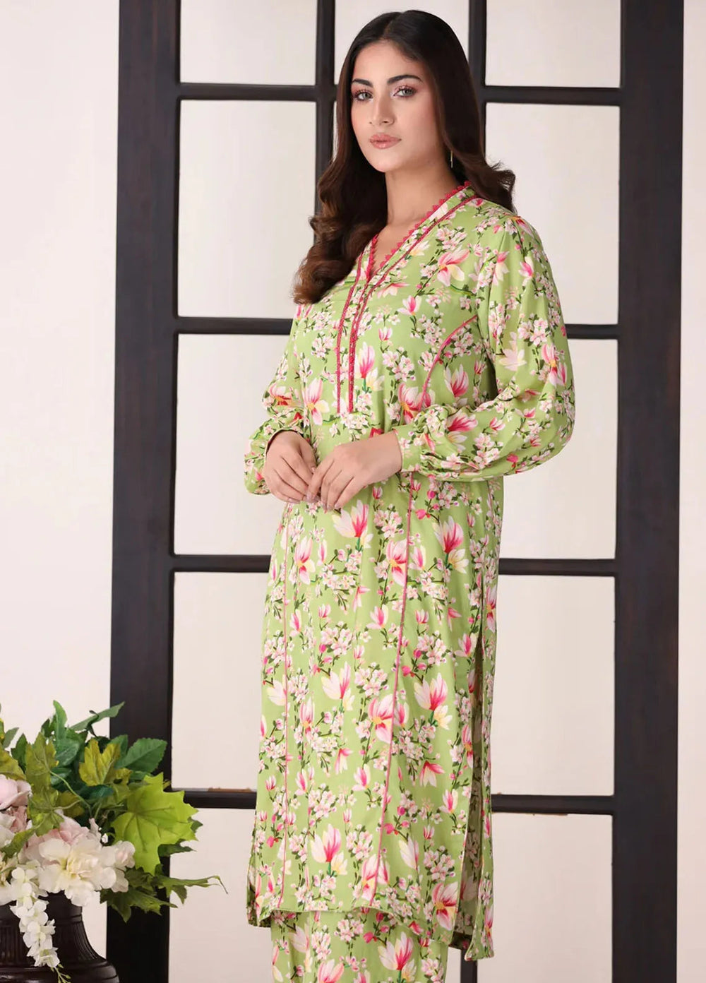 Afterglow By Meerak Printed Linen Suit Unstitched 2 Piece MRK24AG AFG-01 - Winter Collection