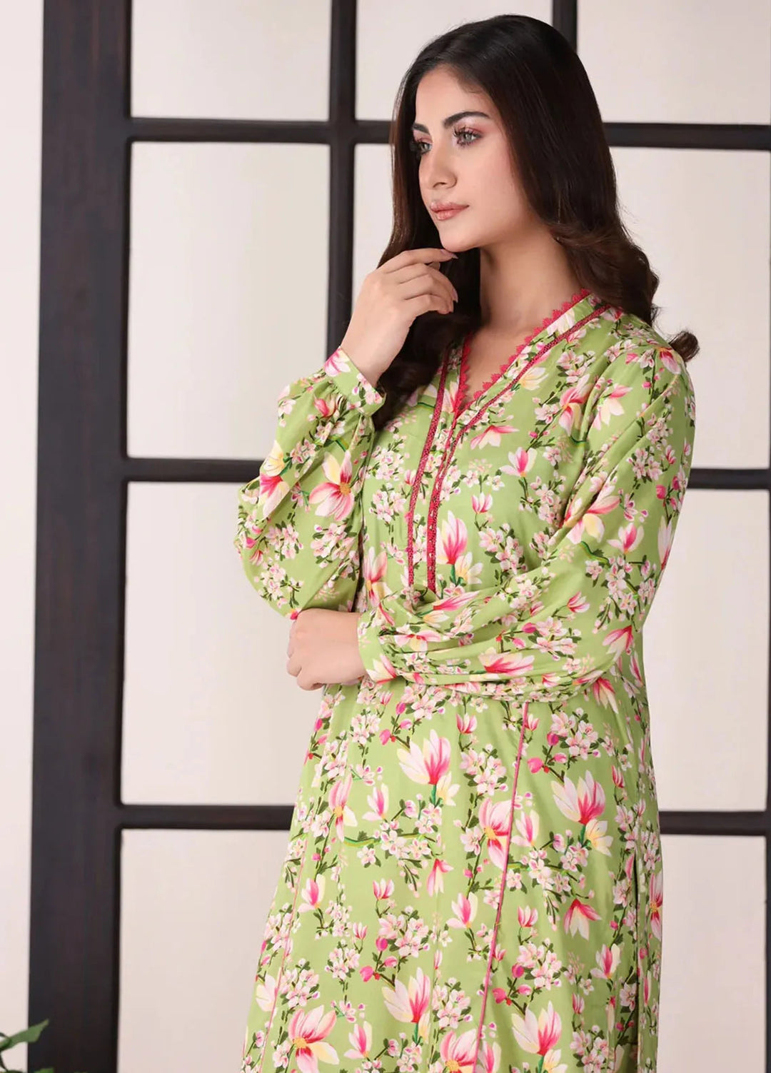 Afterglow By Meerak Printed Linen Suit Unstitched 2 Piece MRK24AG AFG-01 - Winter Collection