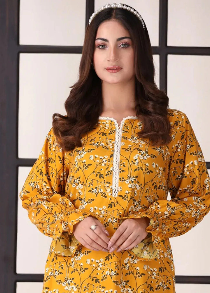 Afterglow By Meerak Printed Linen Suit Unstitched 2 Piece MRK24AG AFG-02 - Winter Collection