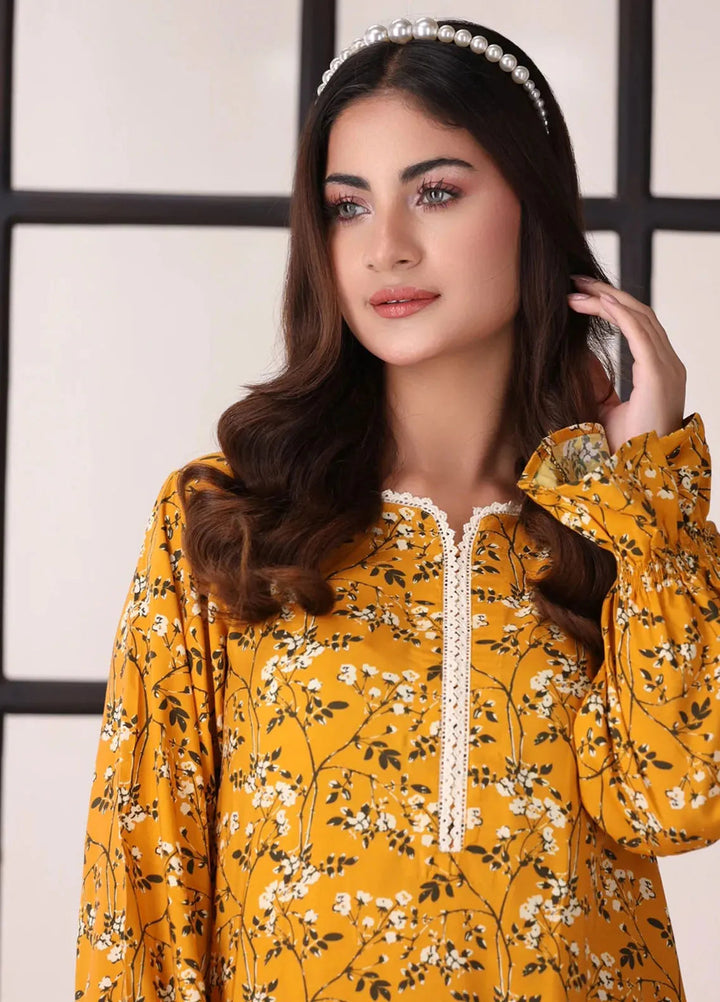 Afterglow By Meerak Printed Linen Suit Unstitched 2 Piece MRK24AG AFG-02 - Winter Collection