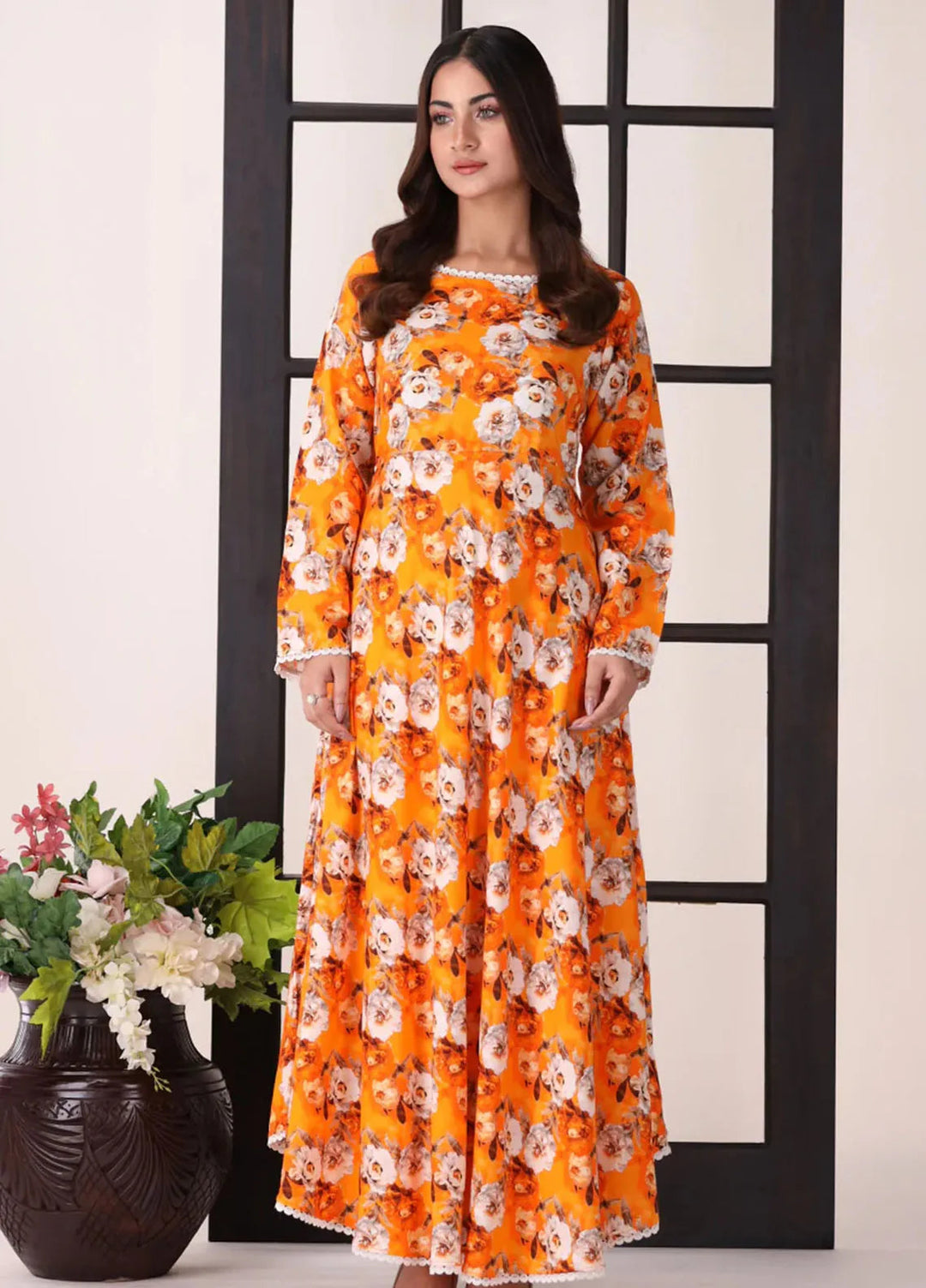 Afterglow By Meerak Printed Linen Suit Unstitched 2 Piece MRK24AG AFG-04 - Winter Collection