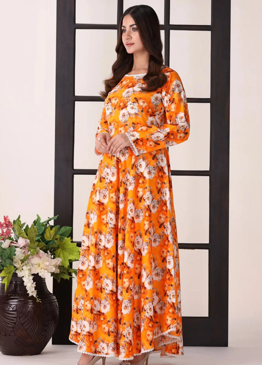 Afterglow By Meerak Printed Linen Suit Unstitched 2 Piece MRK24AG AFG-04 - Winter Collection