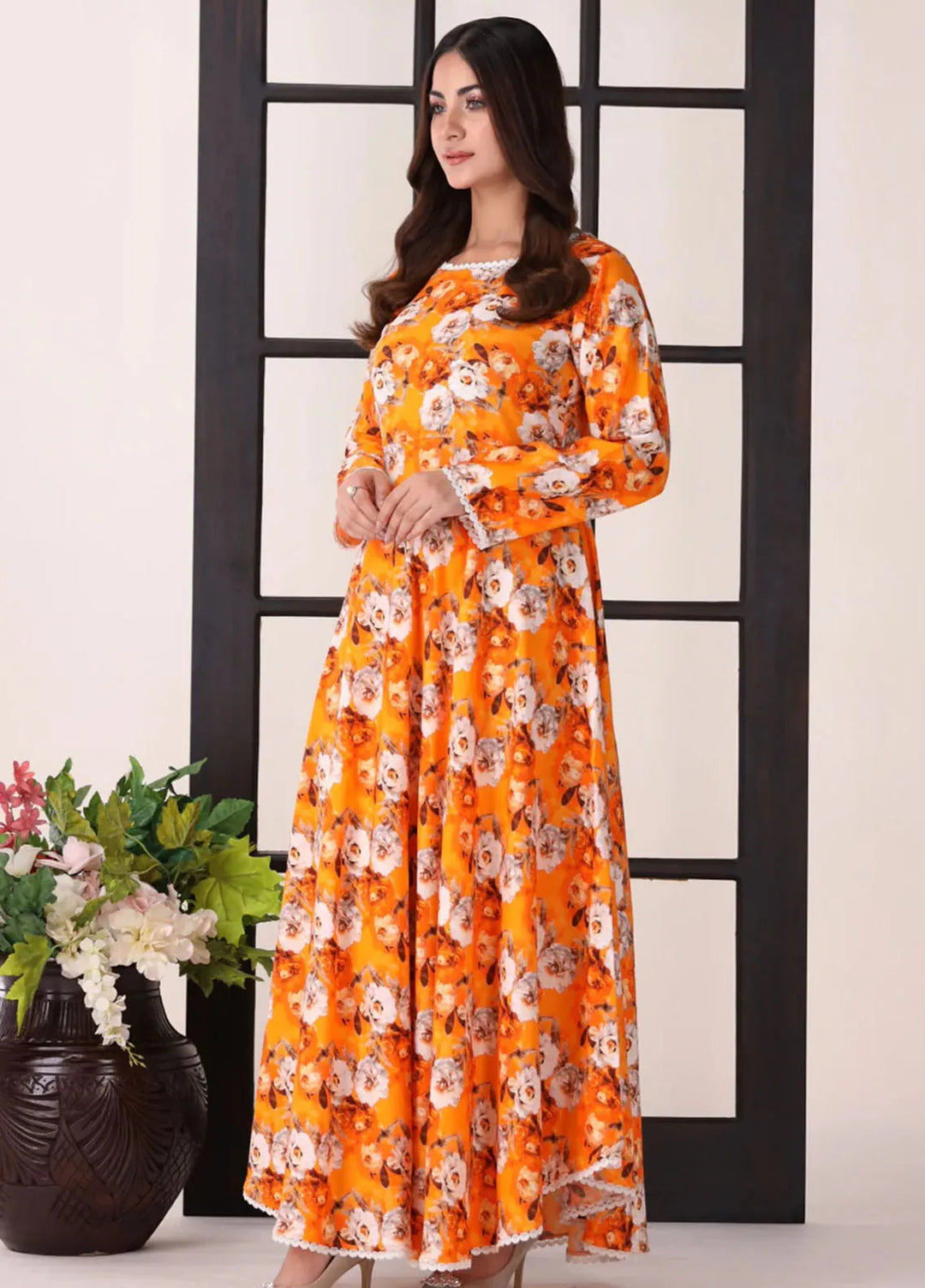 Afterglow By Meerak Printed Linen Suit Unstitched 2 Piece MRK24AG AFG-04 - Winter Collection