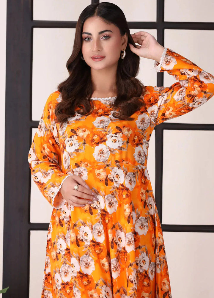 Afterglow By Meerak Printed Linen Suit Unstitched 2 Piece MRK24AG AFG-04 - Winter Collection