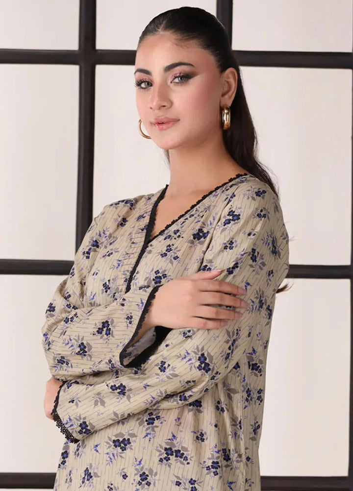 Afterglow By Meerak Printed Linen Suit Unstitched 2 Piece MRK24AG AFG-05 - Winter Collection