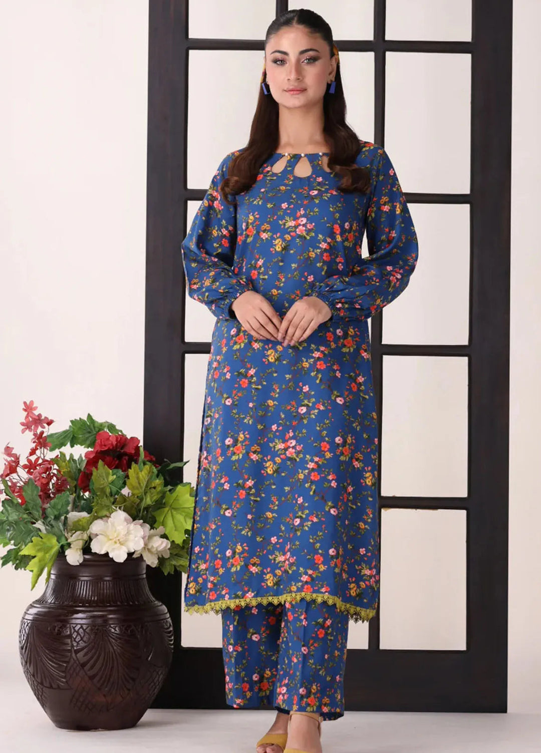Afterglow By Meerak Printed Linen Suit Unstitched 2 Piece MRK24AG AFG-07 - Winter Collection