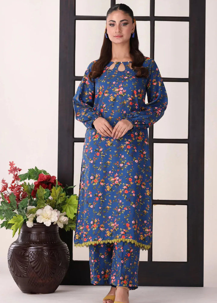 Afterglow By Meerak Printed Linen Suit Unstitched 2 Piece MRK24AG AFG-07 - Winter Collection