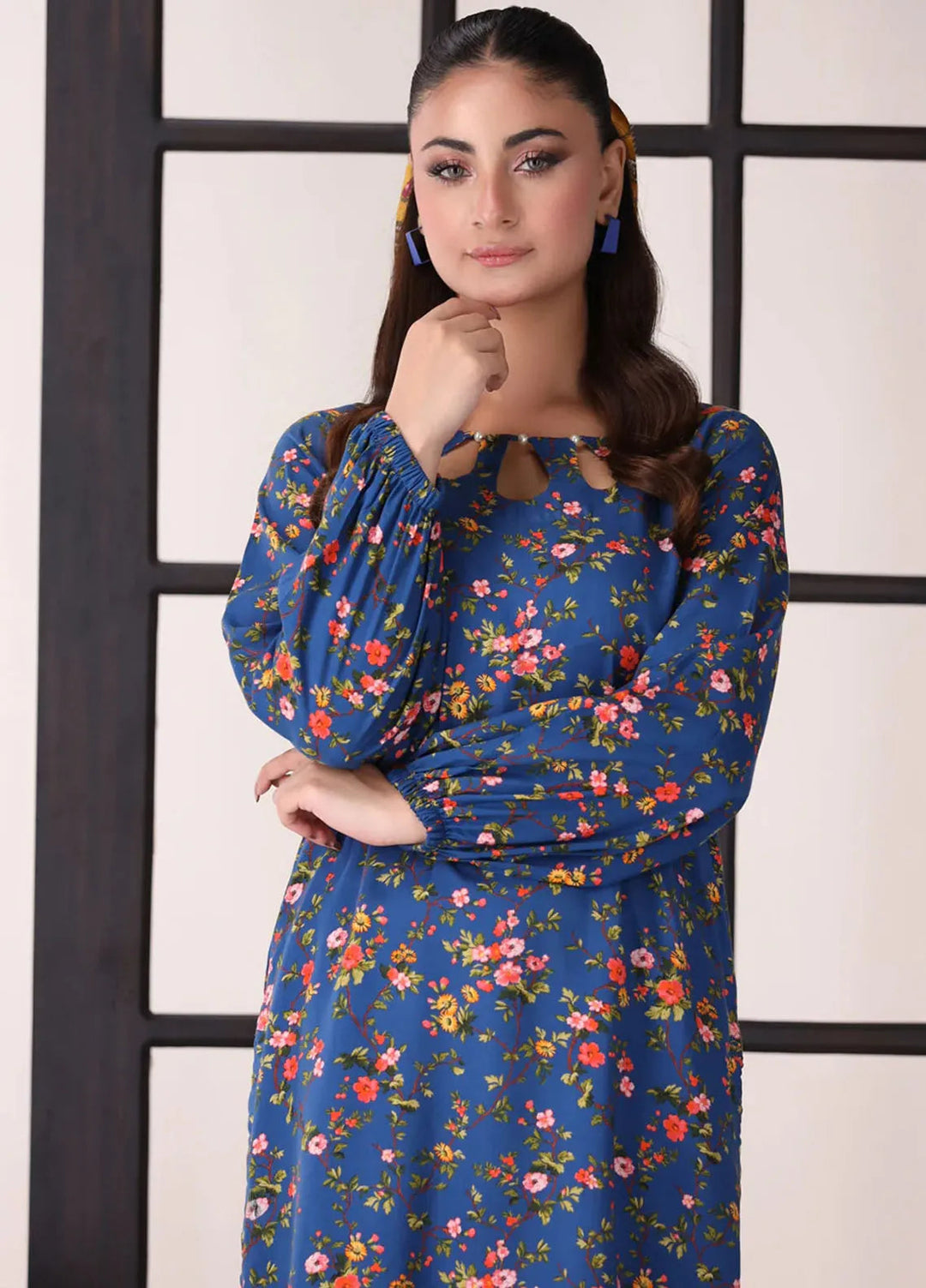 Afterglow By Meerak Printed Linen Suit Unstitched 2 Piece MRK24AG AFG-07 - Winter Collection