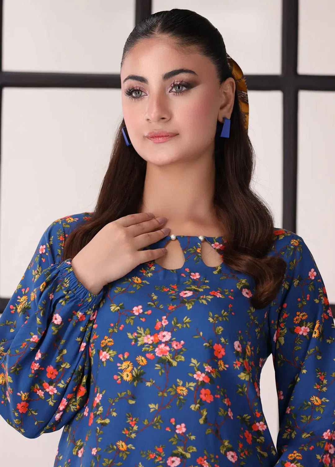 Afterglow By Meerak Printed Linen Suit Unstitched 2 Piece MRK24AG AFG-07 - Winter Collection