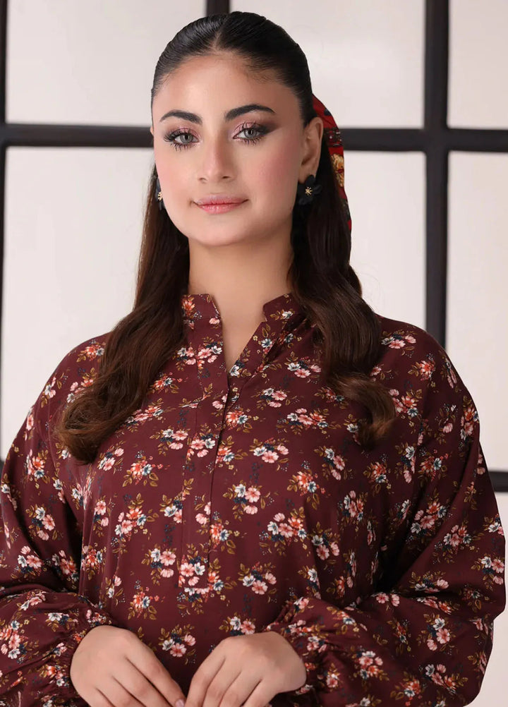 Afterglow By Meerak Printed Linen Suit Unstitched 2 Piece MRK24AG AFG-08 - Winter Collection