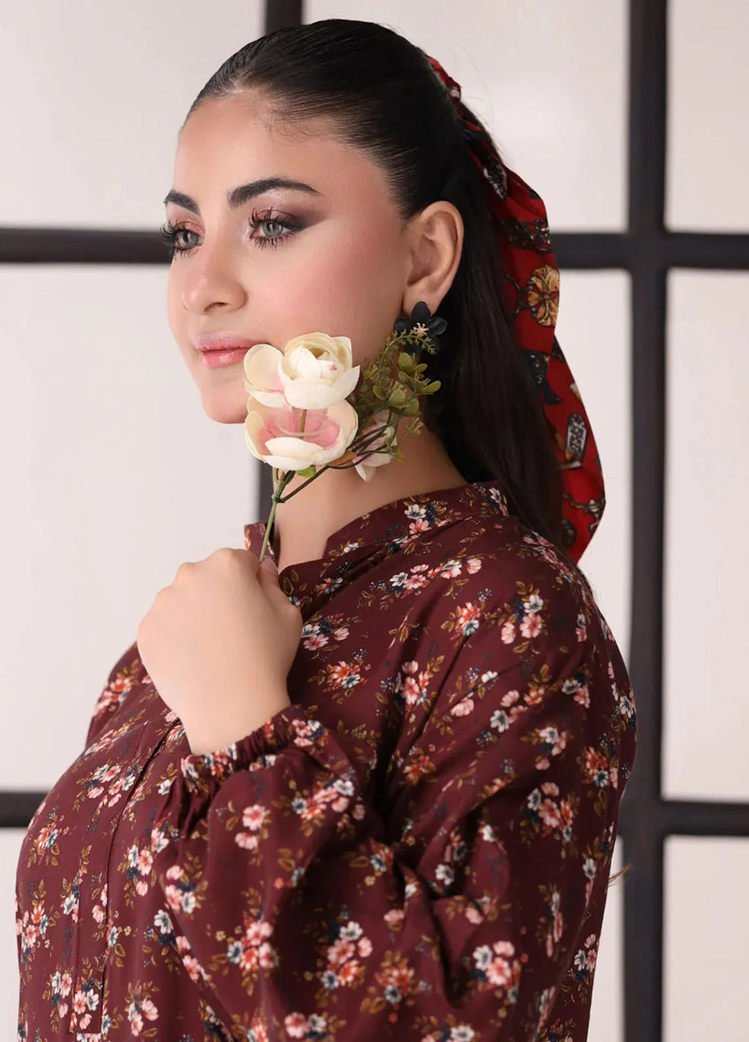 Afterglow By Meerak Printed Linen Suit Unstitched 2 Piece MRK24AG AFG-08 - Winter Collection