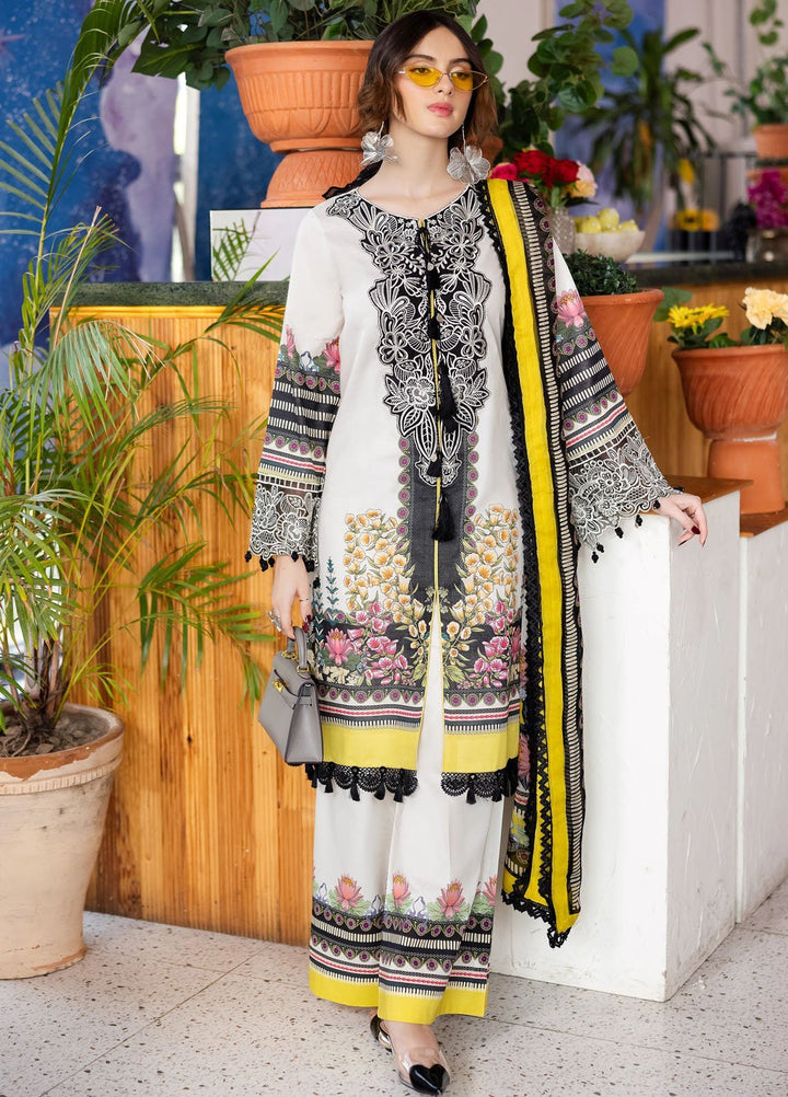 Afterhours by Mahnur Embroidered Lawn Suits Unstitched 3 Piece MN25AH D-12 ChitChat Charm - Summer Collection