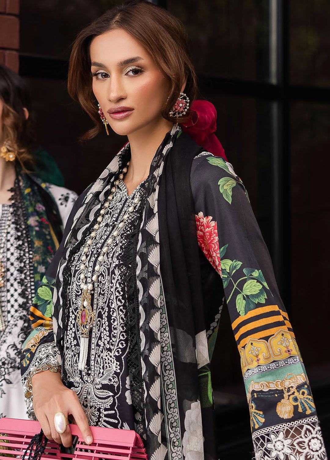 Afterhours by Mahnur Embroidered Lawn Suits Unstitched 3 Piece MN25AH D-2 Jellybean Joy - Summer Collection