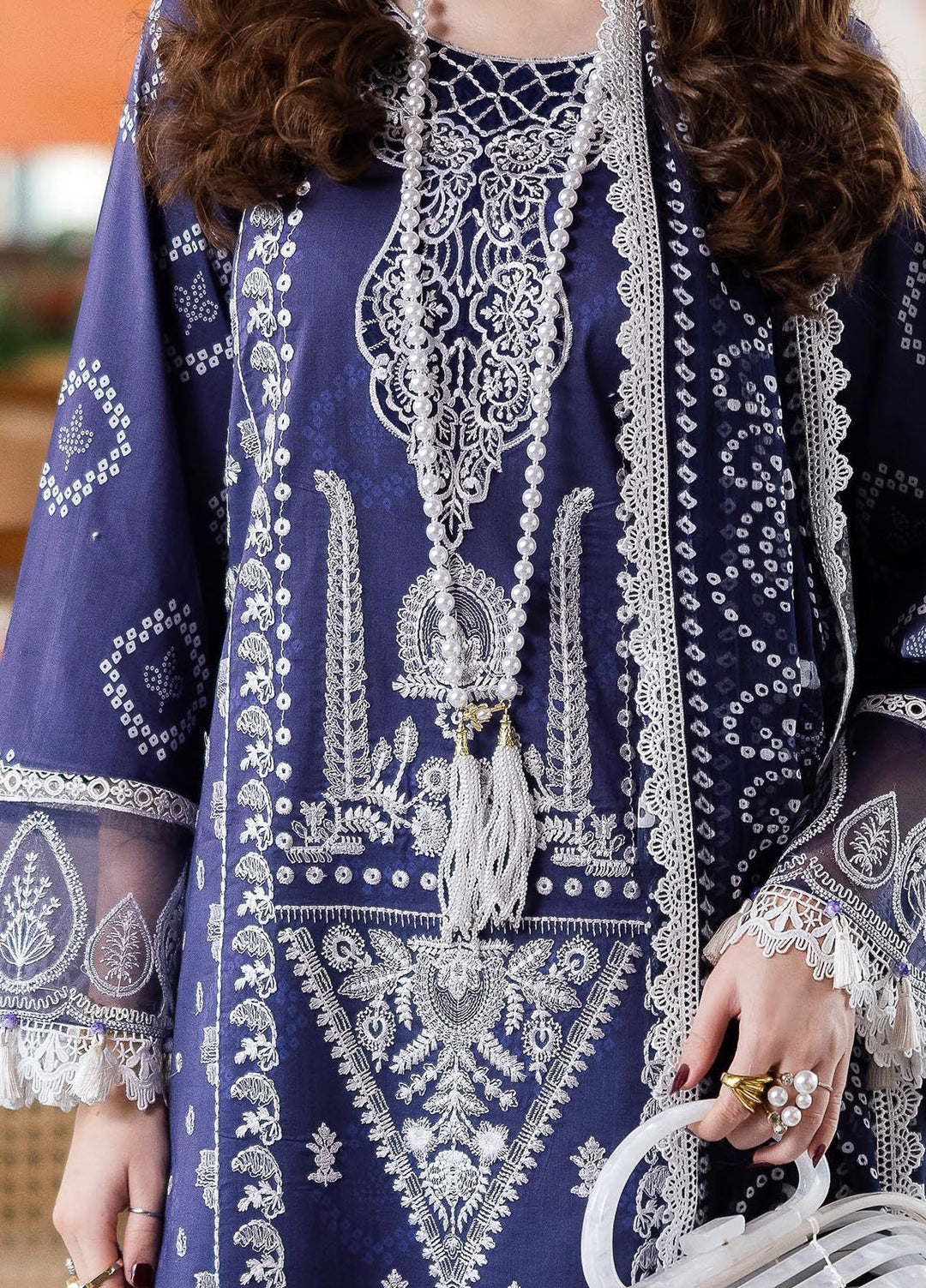 Afterhours by Mahnur Embroidered Lawn Suits Unstitched 3 Piece MN25AH D-6 Garden Glee - Summer Collection