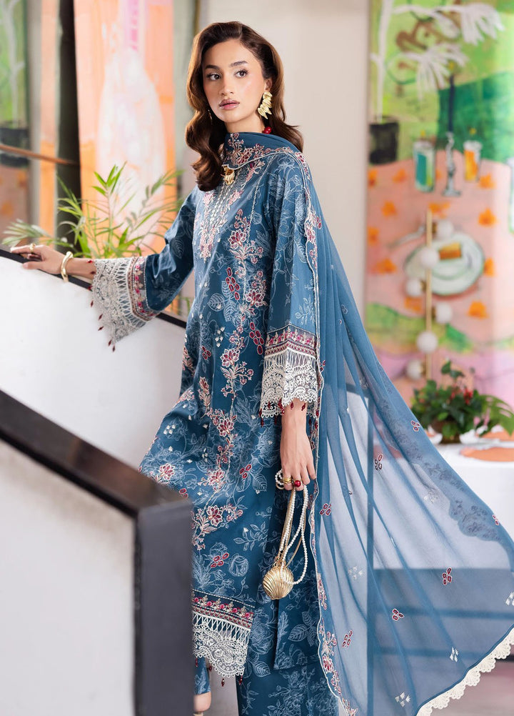 Afterhours by Mahnur Embroidered Lawn Suits Unstitched 3 Piece MN25AH D-8 Confetti Hour - Summer Collection