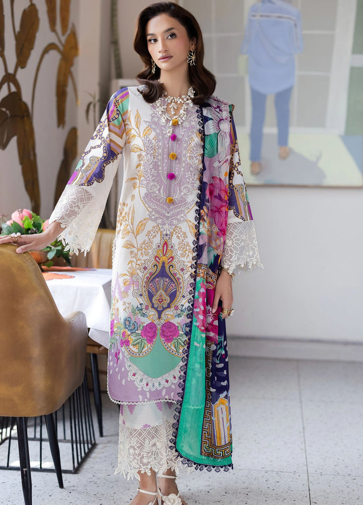 Afterhours by Mahnur Embroidered Lawn Suits Unstitched 3 Piece MN25AH D-9 Sugar Rush - Summer Collection