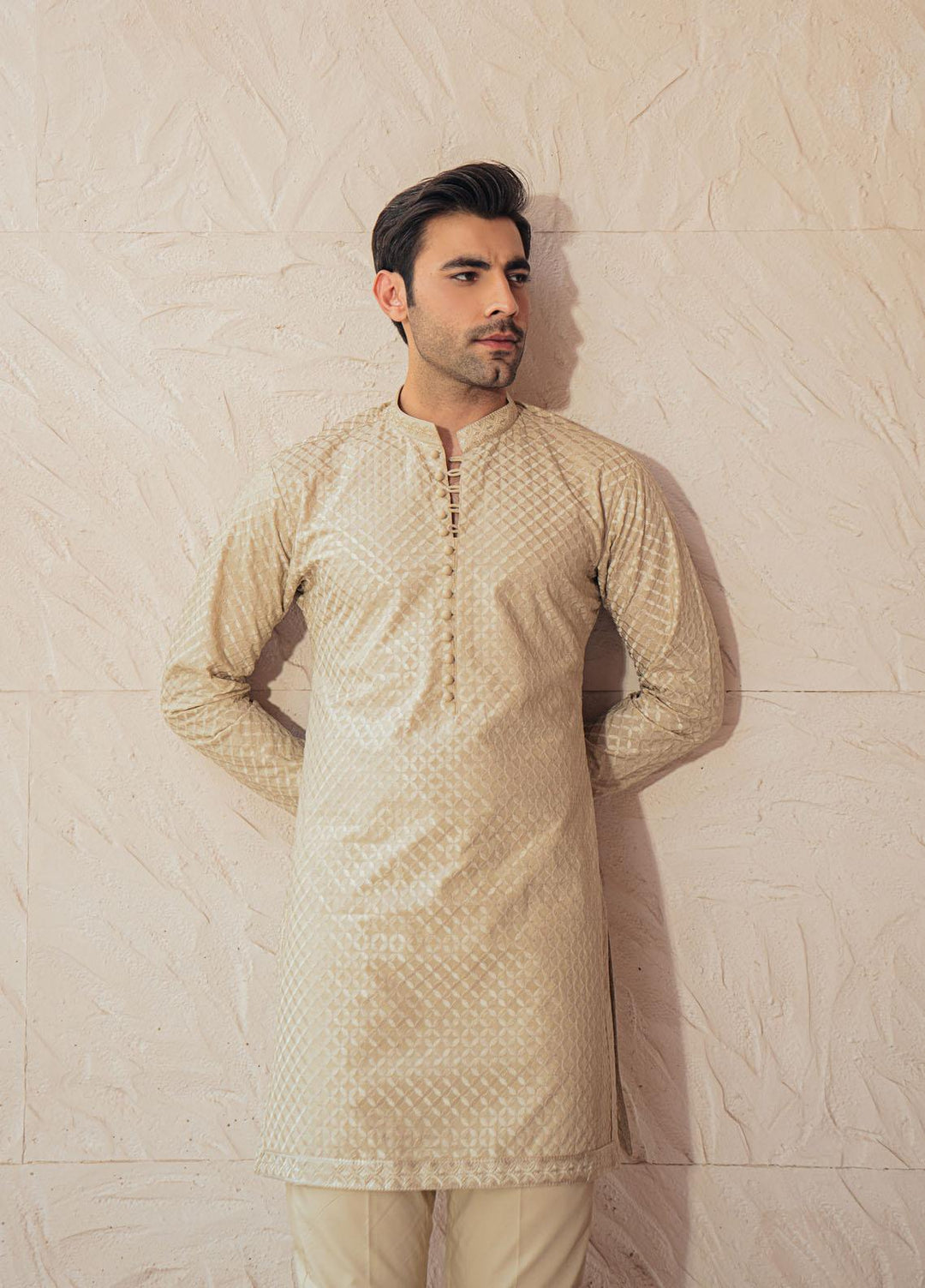 Mushq Cotton Formal Men Kurta -  MLM22-04