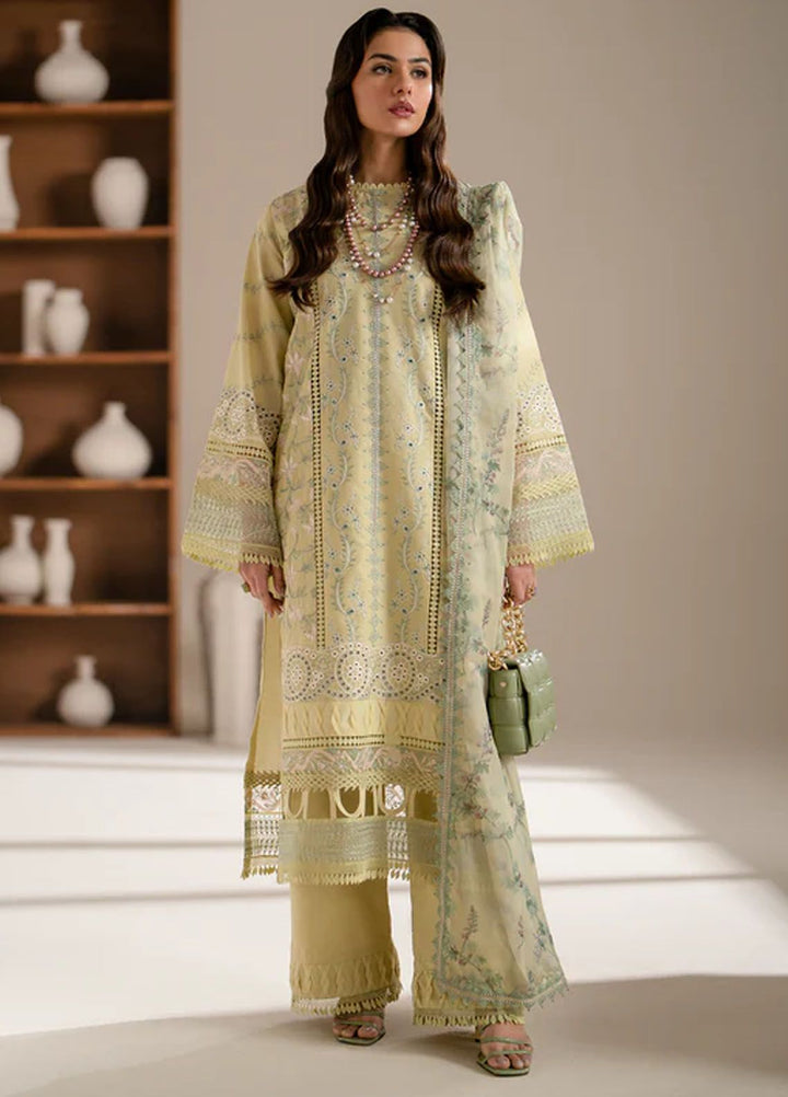 Aghaaz by Azzal Embroidered Lawn Suits Unstitched 3 Piece AZZ24AG Jehaan - Summer Collection
