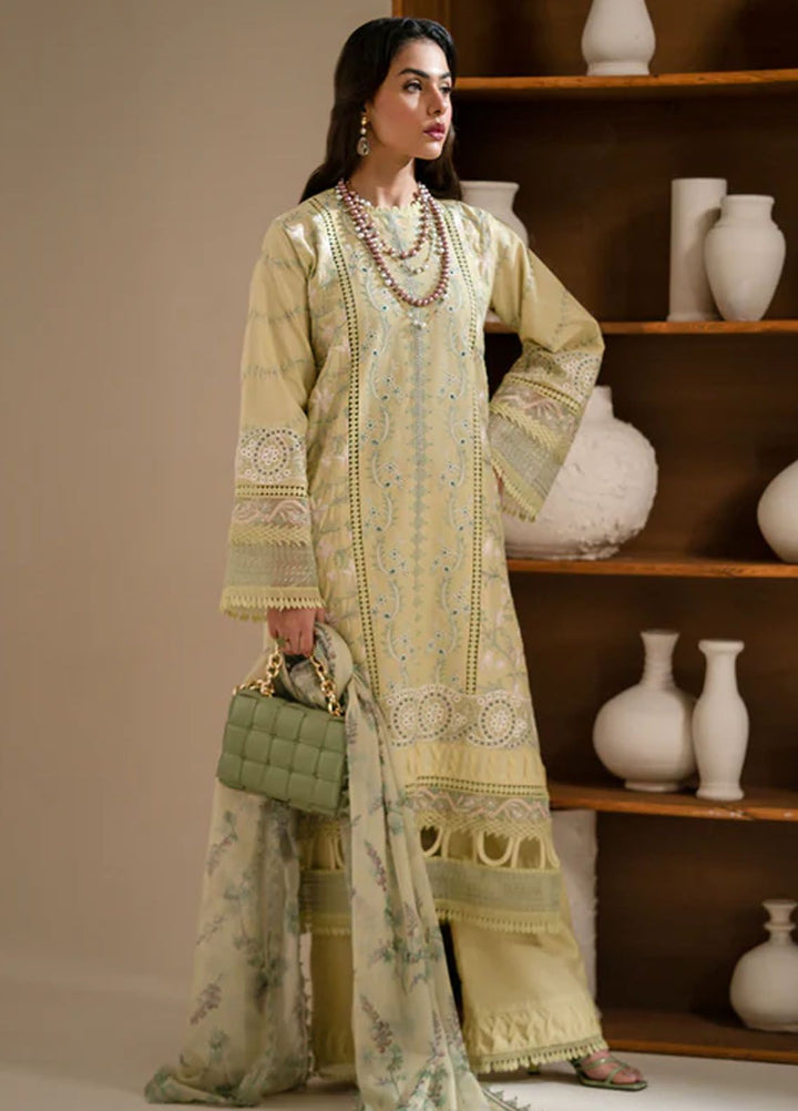 Aghaaz by Azzal Embroidered Lawn Suits Unstitched 3 Piece AZZ24AG Jehaan - Summer Collection