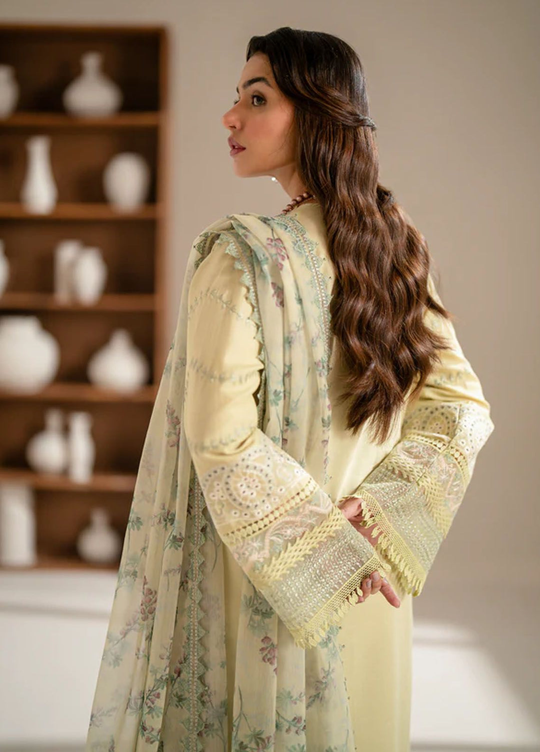 Aghaaz by Azzal Embroidered Lawn Suits Unstitched 3 Piece AZZ24AG Jehaan - Summer Collection