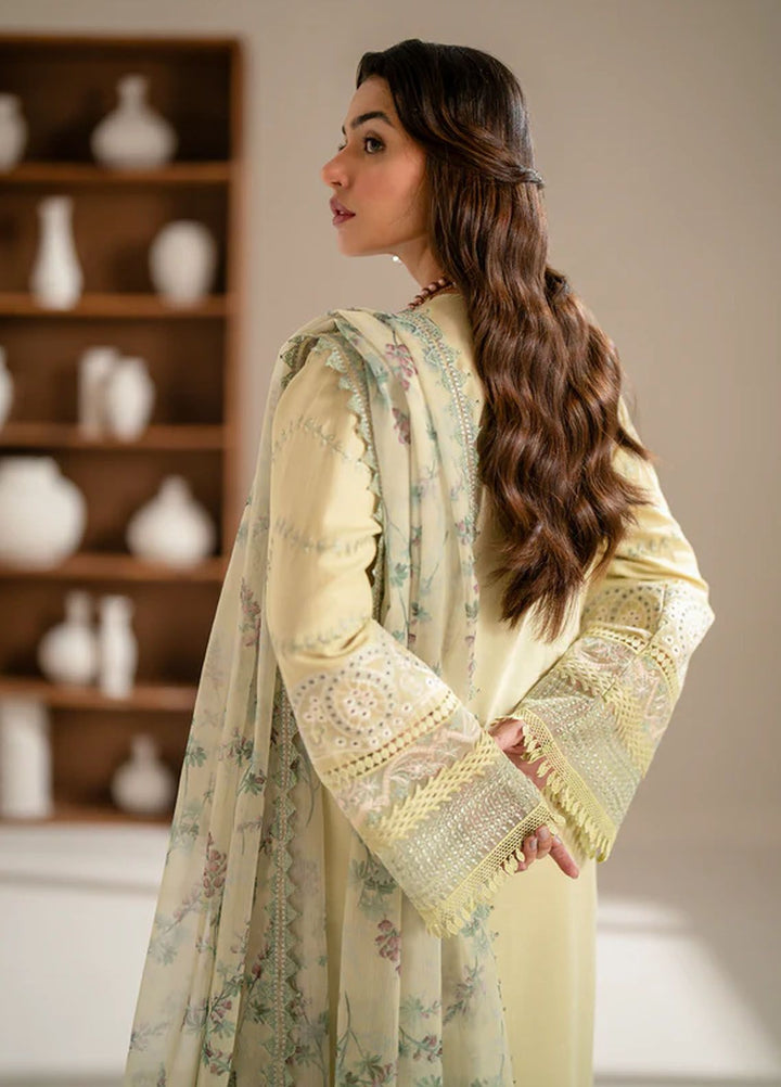 Aghaaz by Azzal Embroidered Lawn Suits Unstitched 3 Piece AZZ24AG Jehaan - Summer Collection