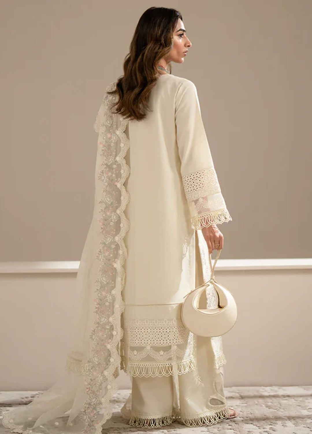 Aghaaz by Azzal Embroidered Lawn Suits Unstitched 3 Piece AZZ24AG Mashl - Summer Collection