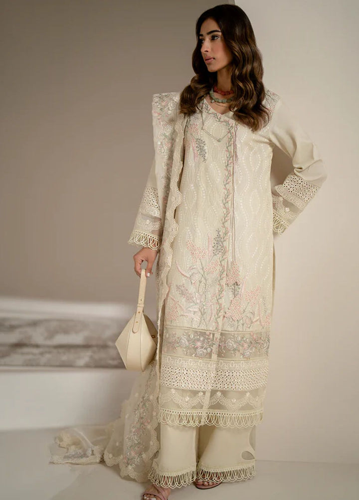 Aghaaz by Azzal Embroidered Lawn Suits Unstitched 3 Piece AZZ24AG Mashl - Summer Collection