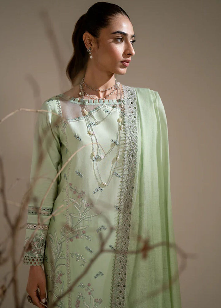 Aghaaz by Azzal Embroidered Lawn Suits Unstitched 3 Piece AZZ24AG Mehak - Summer Collection