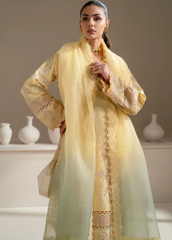 Aghaaz by Azzal Embroidered Lawn Suits Unstitched 3 Piece AZZ24AG Sehar - Summer Collection