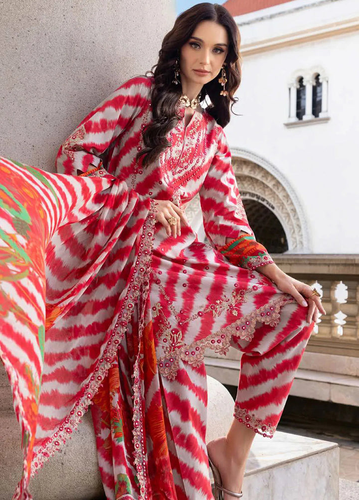 Aghaz e Nou by Charizma Embroidered Lawn Suit Unstitched 3 Piece CR25AN AG5-03 - Summer Collection
