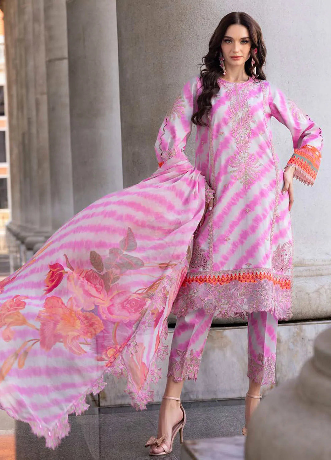 Aghaz e Nou by Charizma Embroidered Lawn Suit Unstitched 3 Piece CR25AN AG5-05 - Summer Collection