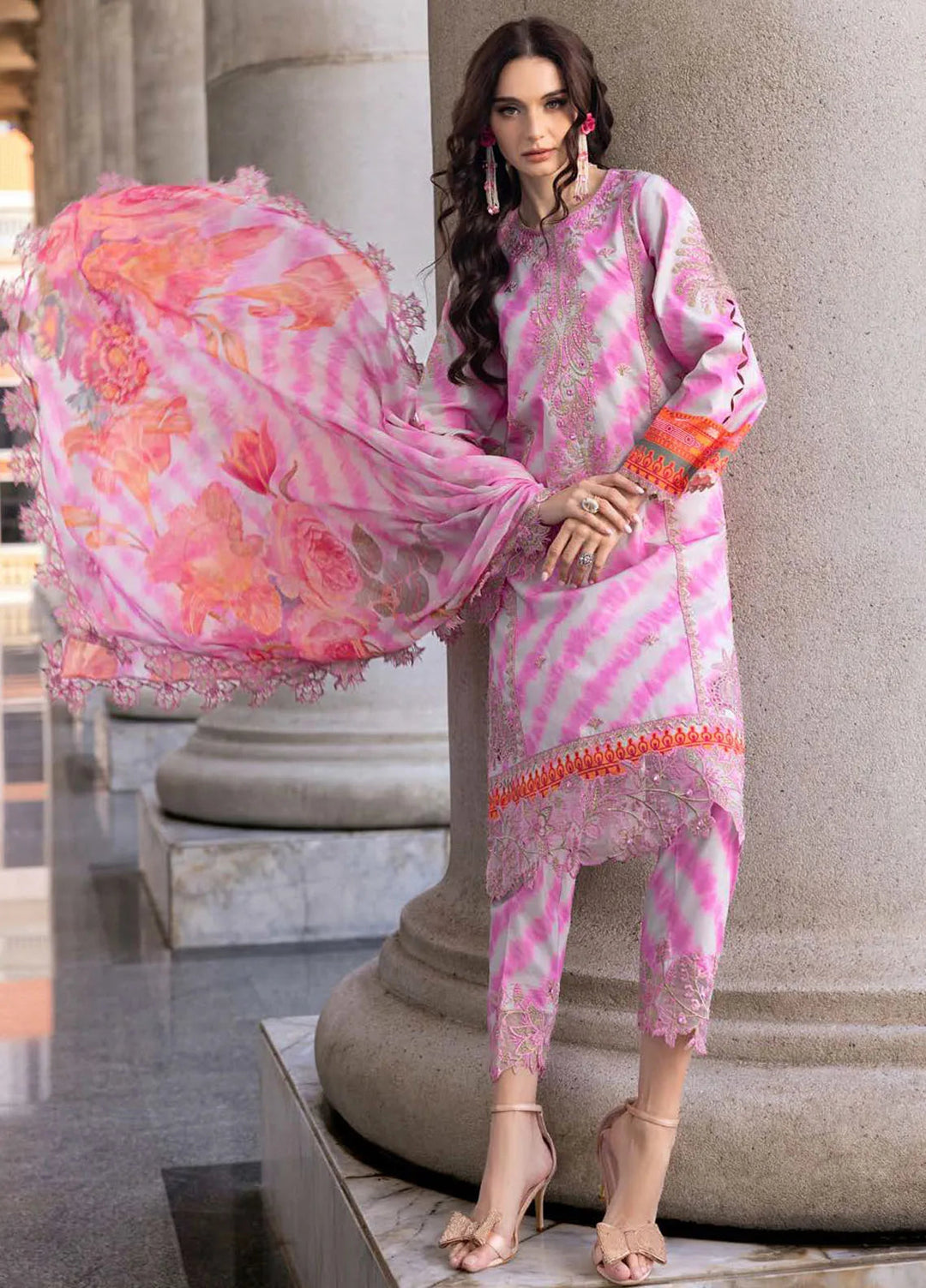 Aghaz e Nou by Charizma Embroidered Lawn Suit Unstitched 3 Piece CR25AN AG5-05 - Summer Collection