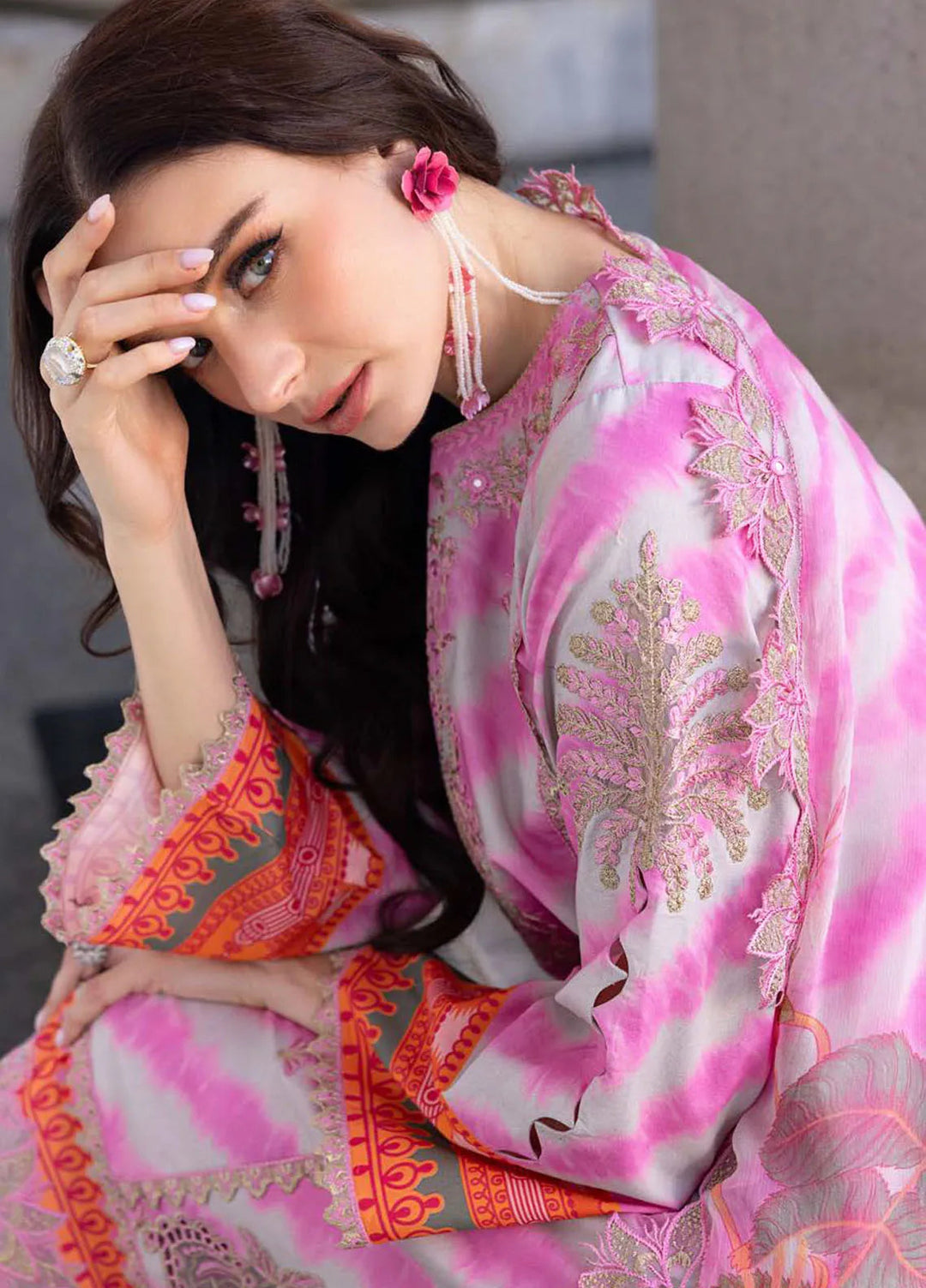 Aghaz e Nou by Charizma Embroidered Lawn Suit Unstitched 3 Piece CR25AN AG5-05 - Summer Collection