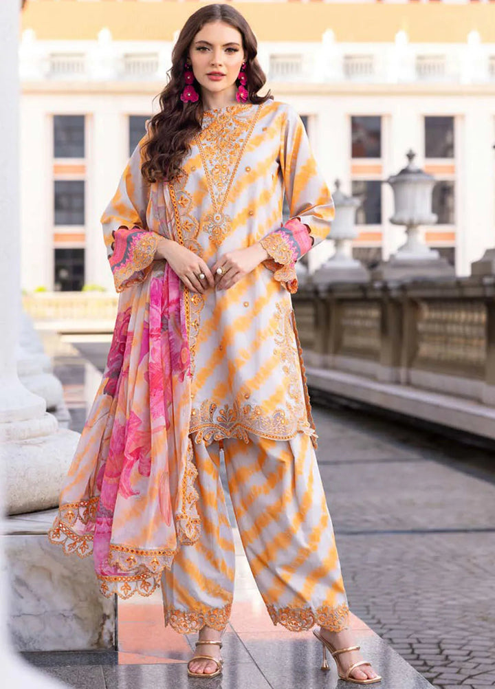 Aghaz e Nou by Charizma Embroidered Lawn Suit Unstitched 3 Piece CR25AN AG5-07 - Summer Collection