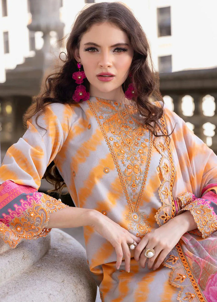 Aghaz e Nou by Charizma Embroidered Lawn Suit Unstitched 3 Piece CR25AN AG5-07 - Summer Collection