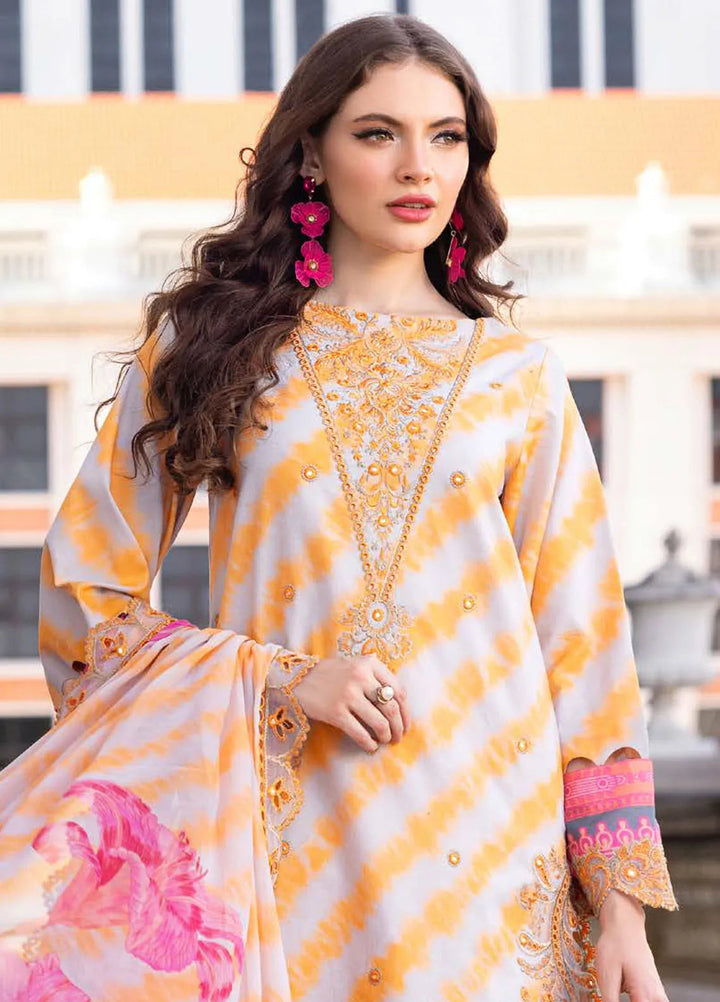 Aghaz e Nou by Charizma Embroidered Lawn Suit Unstitched 3 Piece CR25AN AG5-07 - Summer Collection
