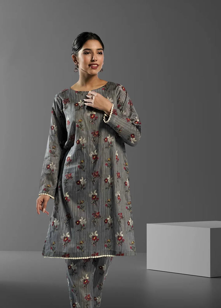 Ahlam by Safa Textiles Pret Cambric 2 Piece Suit Cawlan