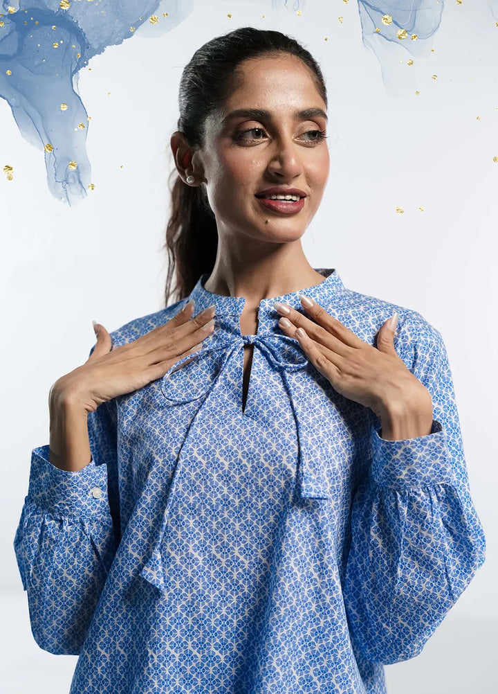 Ahlam by Safa Textiles Pret Cambric 2 Piece Suit Galaxy