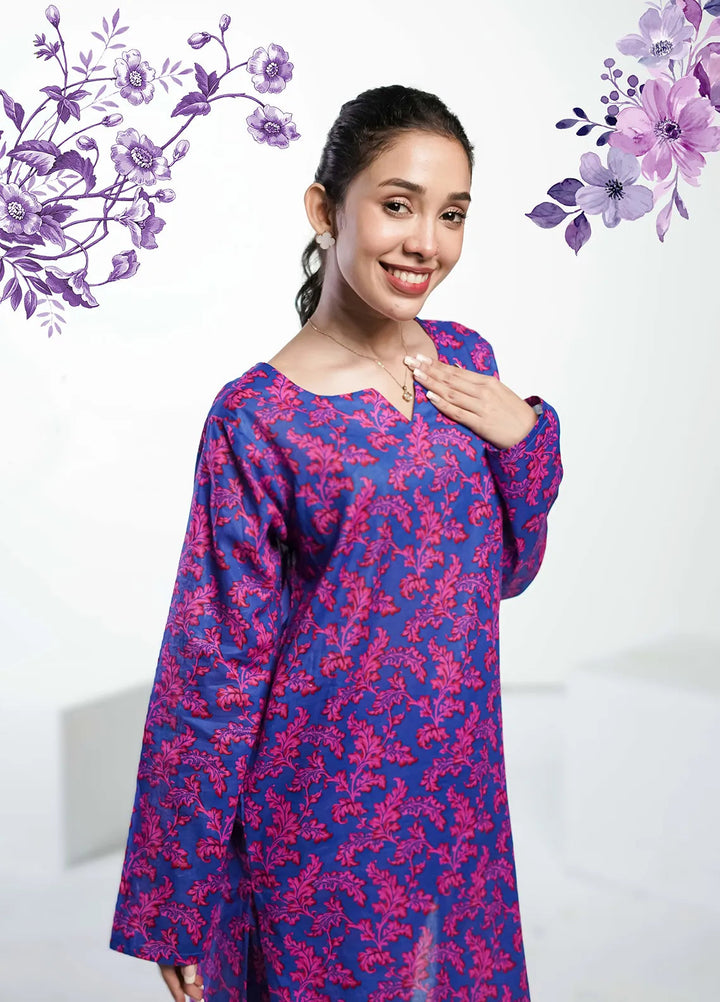 Ahlam by Safa Textiles Pret Cambric 2 Piece Suit Horizon