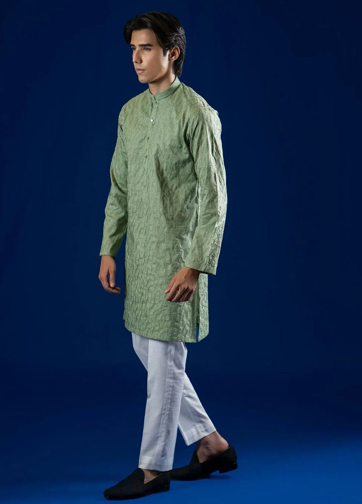 Ahmad Raza Embroidered Kurta Pajama Cotton AR5178