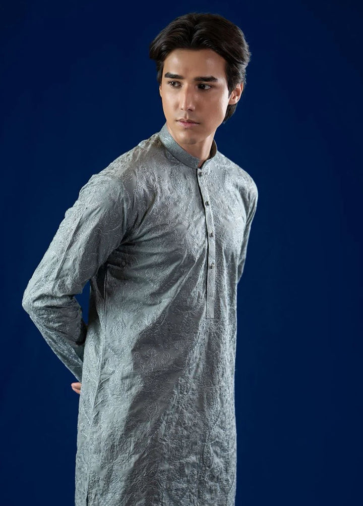 Ahmad Raza Embroidered Kurta Pajama Cotton AR5180