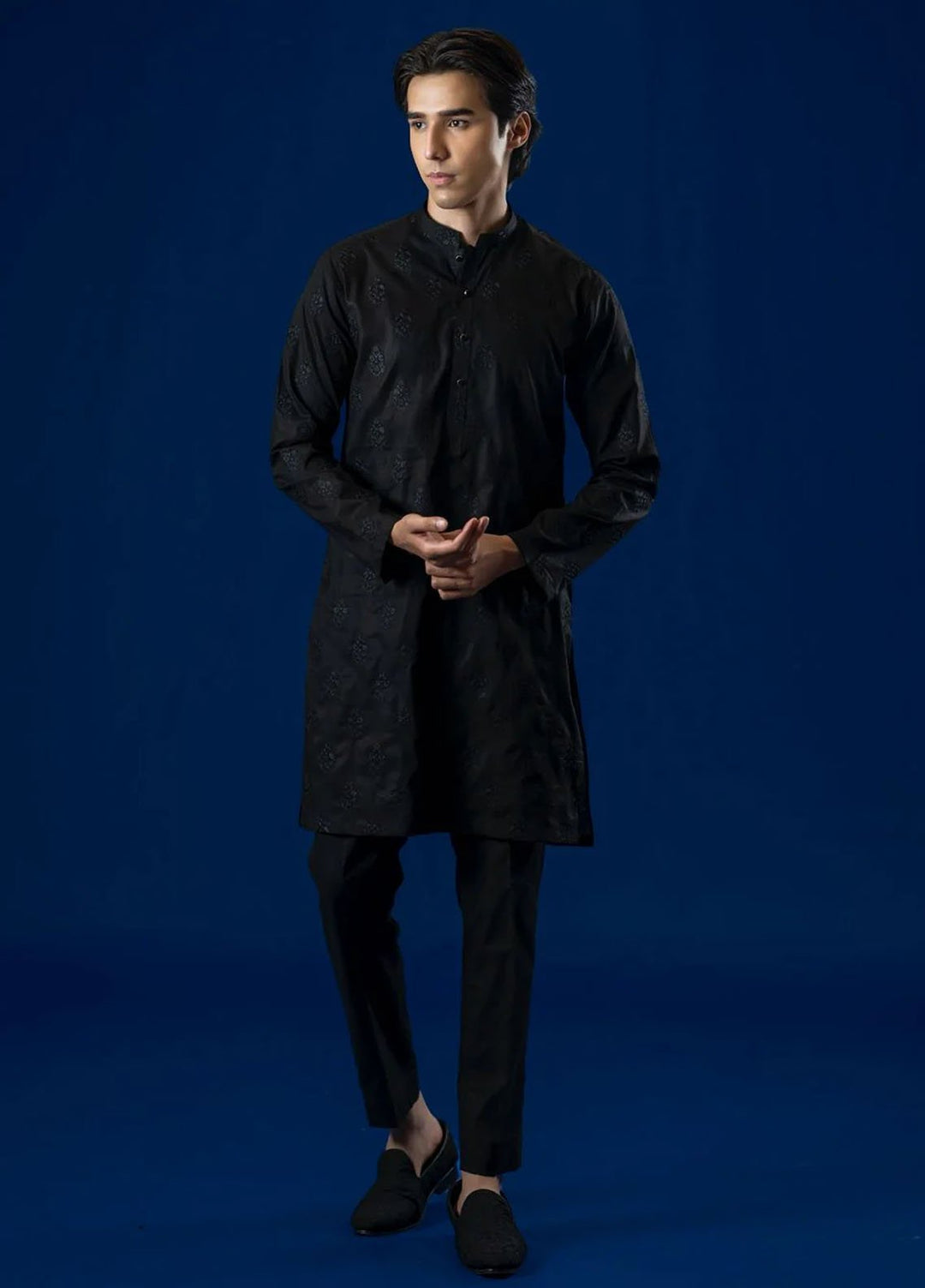 Ahmad Raza Embroidered Kurta Pajama Cotton AR5182