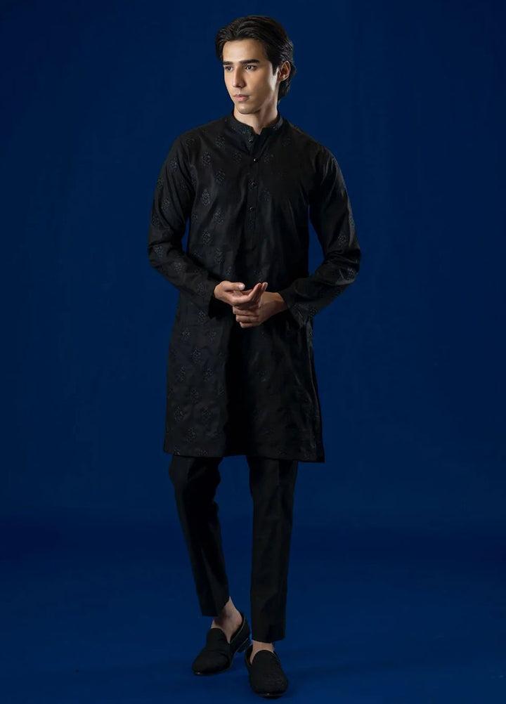 Ahmad Raza Embroidered Kurta Pajama Cotton AR5182